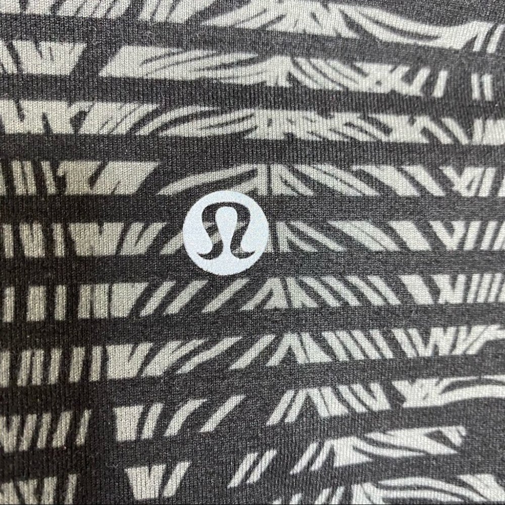 Lululemon Wunder Under Feather Print Crop Leggings - Picture 7 of 9